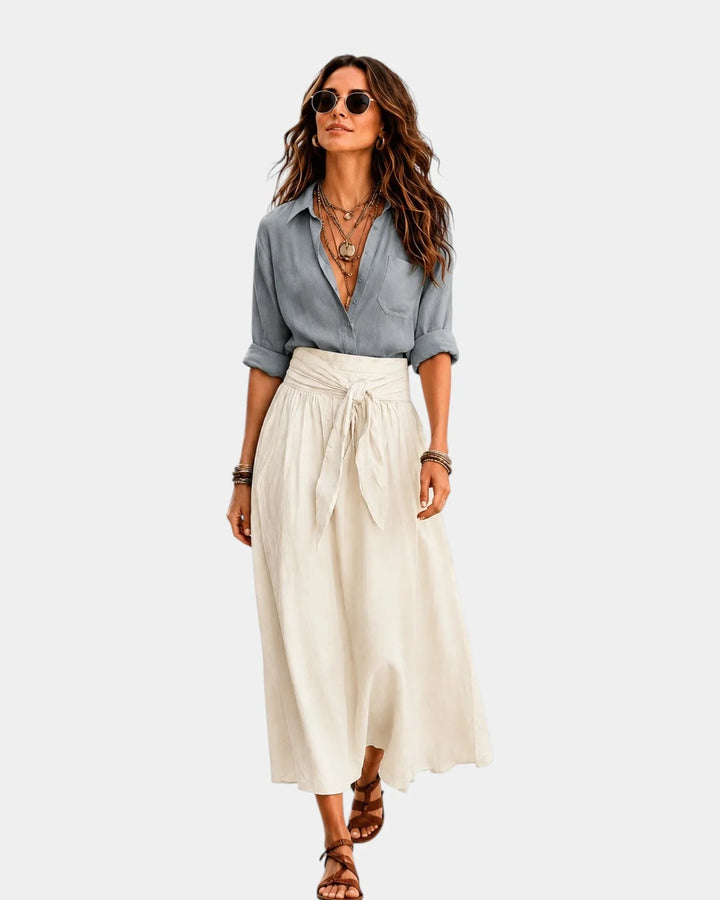 Denise | Midi Skirt + Complimentary Shirt