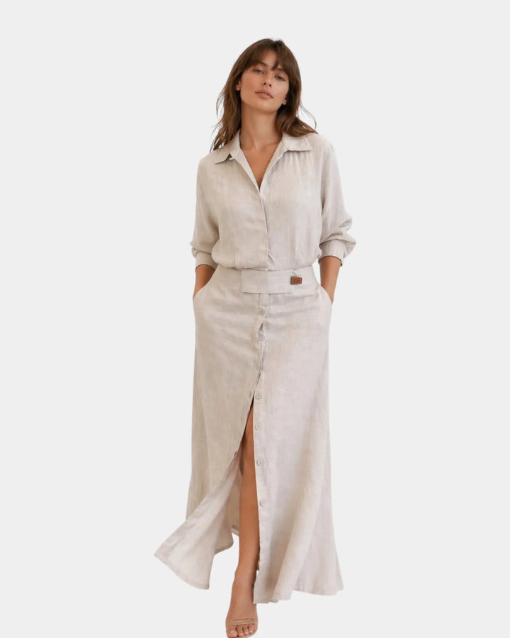 Énora | Minimalist Maxi Dress