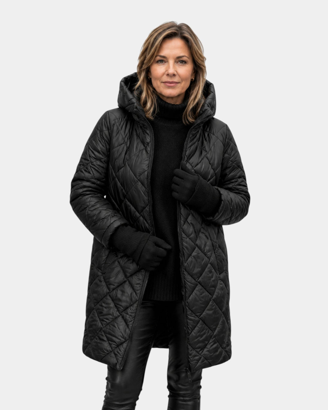 Naélys | Quilted Winter Coat with Hood