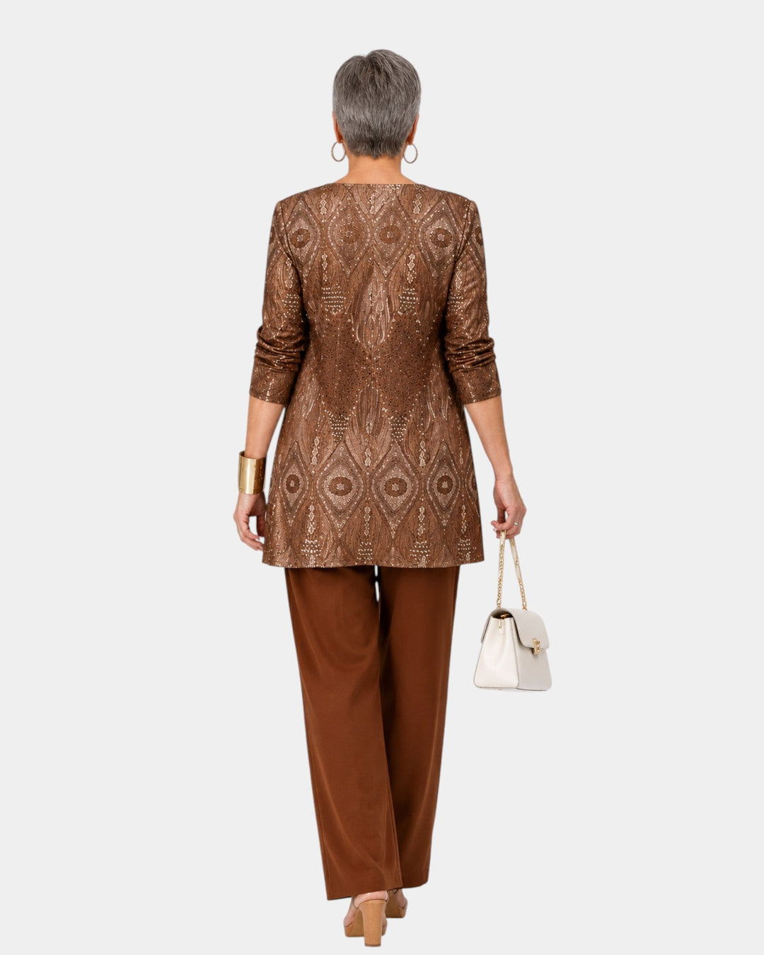 Clara | Three-Piece Warm Brown Set