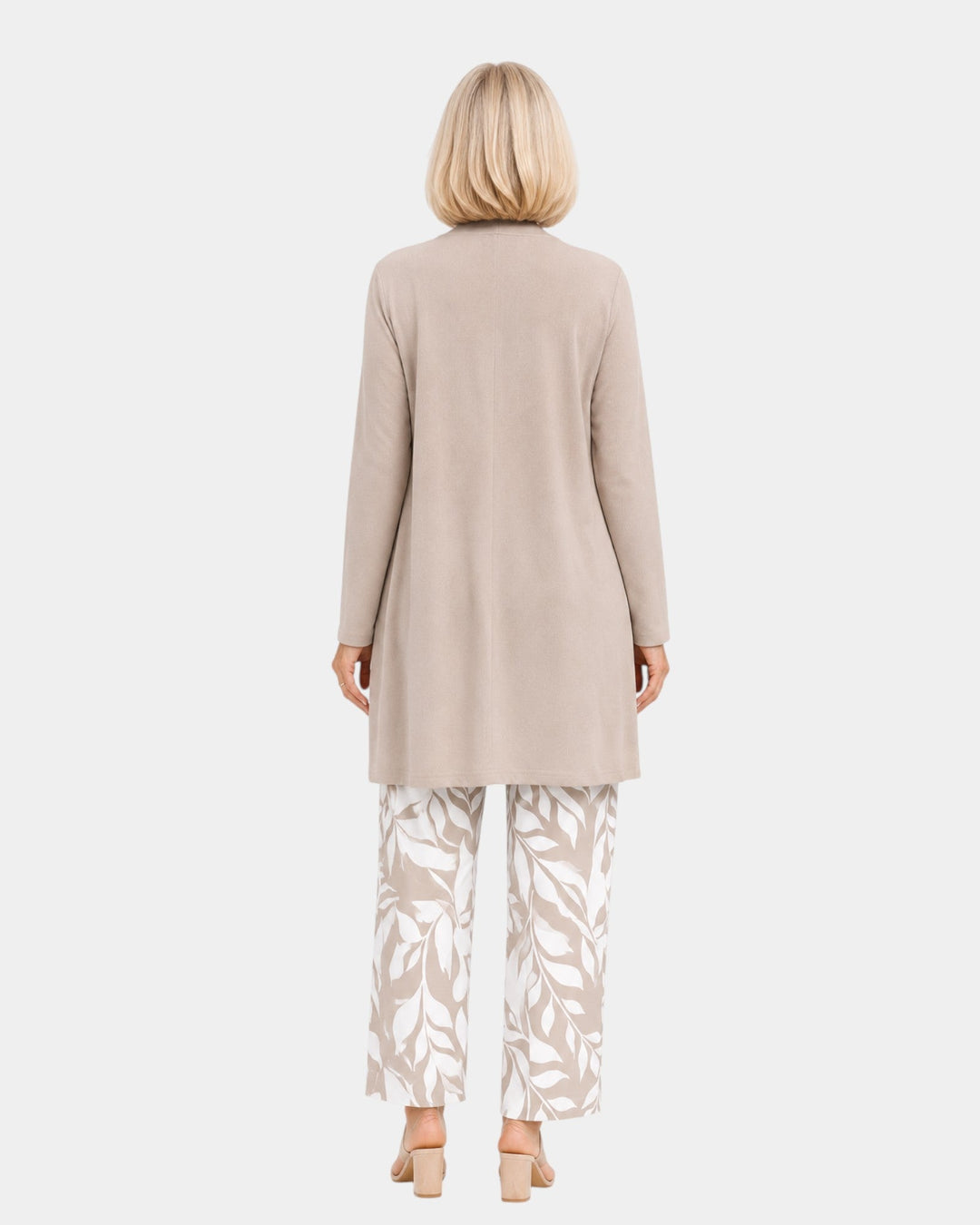 Genevieve | Taupe Botanical Three-Piece Set