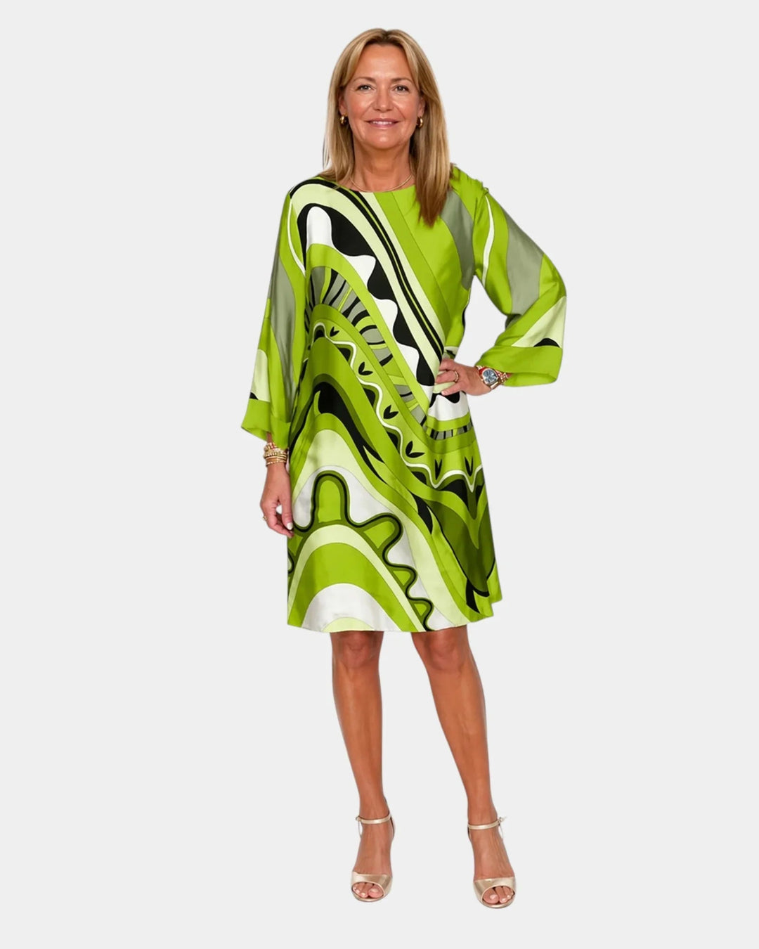 Amand | Elegant Summer Dress that Conceals the Tummy