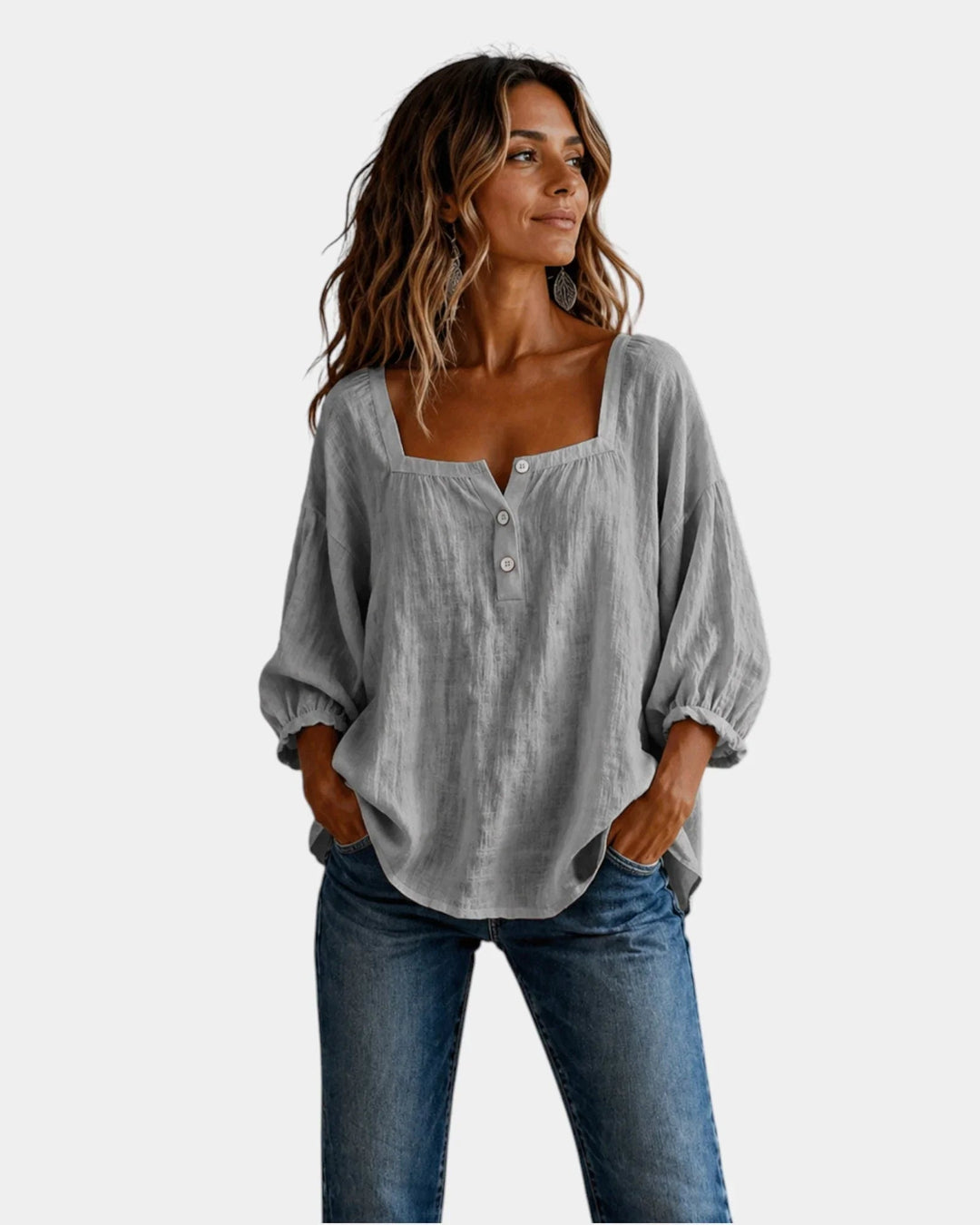 Mounia | Lightweight Long-Sleeve Blouse
