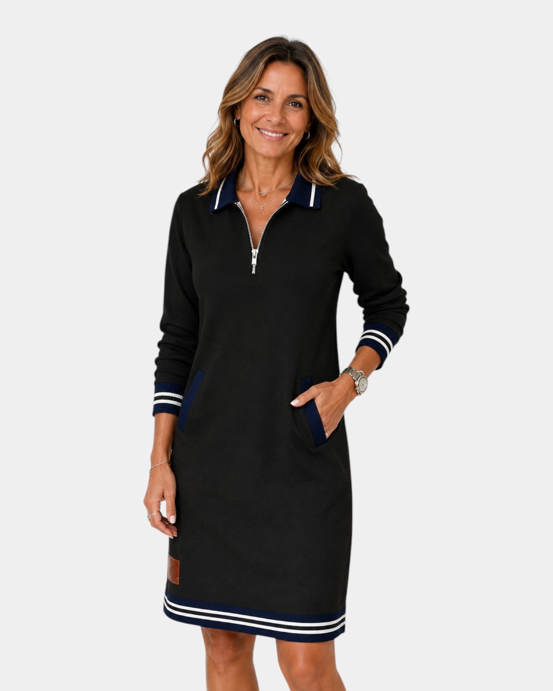 Sophie | Elegant Long Cotton Dress