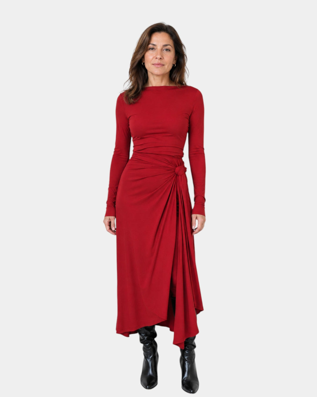 Renee | Draped Maxi Dress