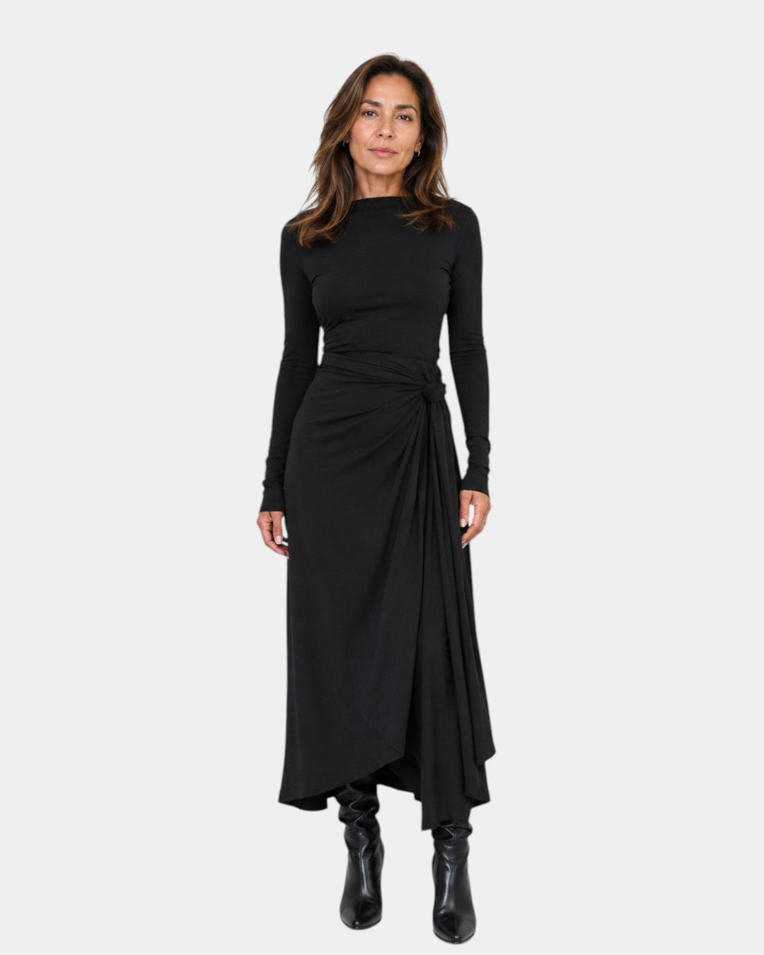 Renee | Draped Maxi Dress
