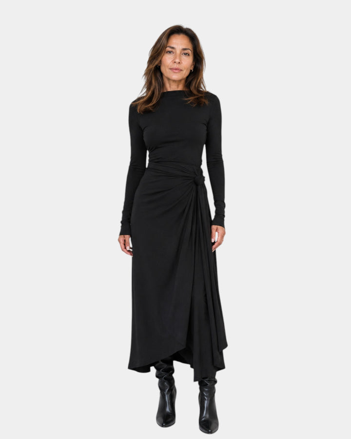 Renee | Draped Maxi Dress