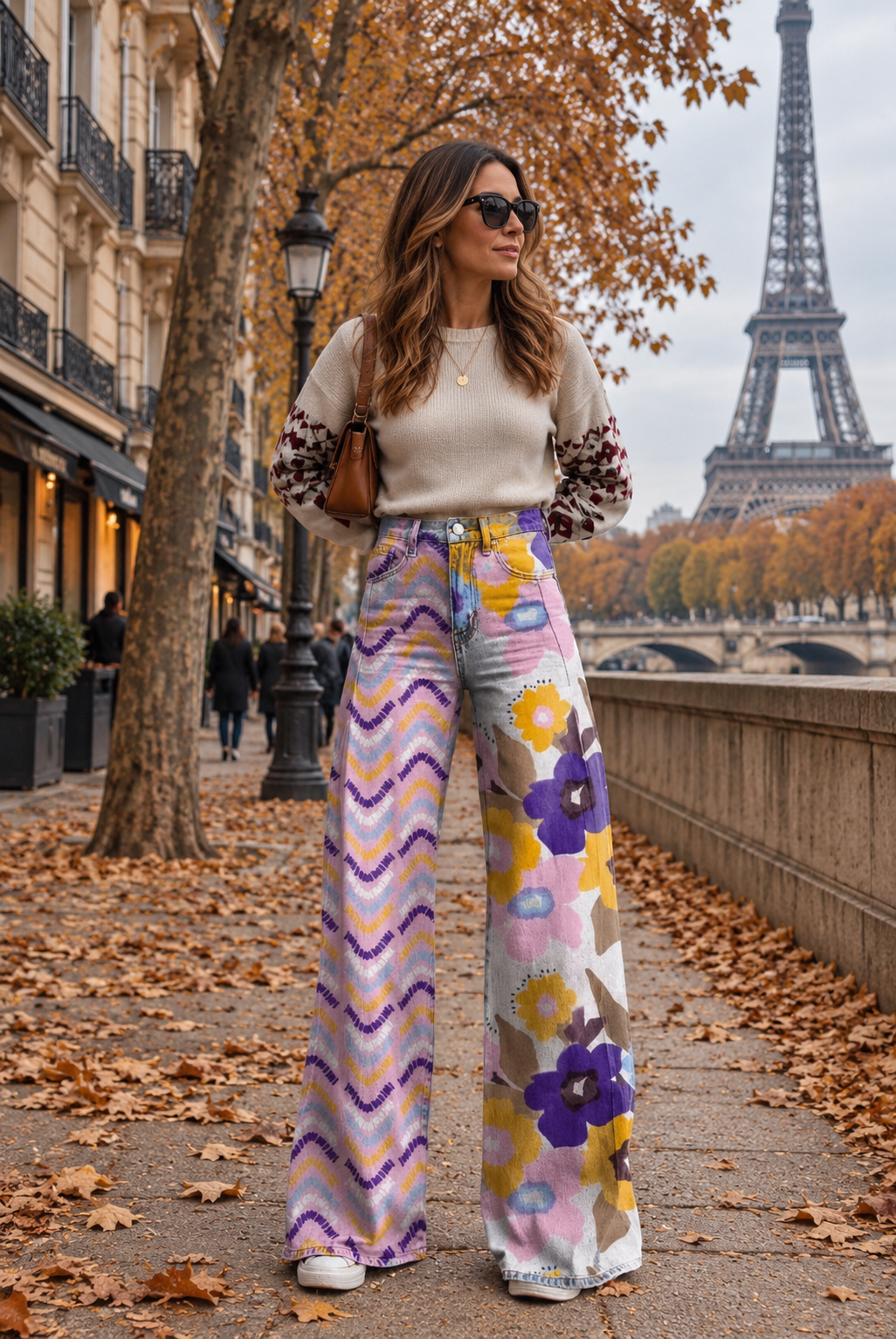Isadora | Boho Floral Trousers