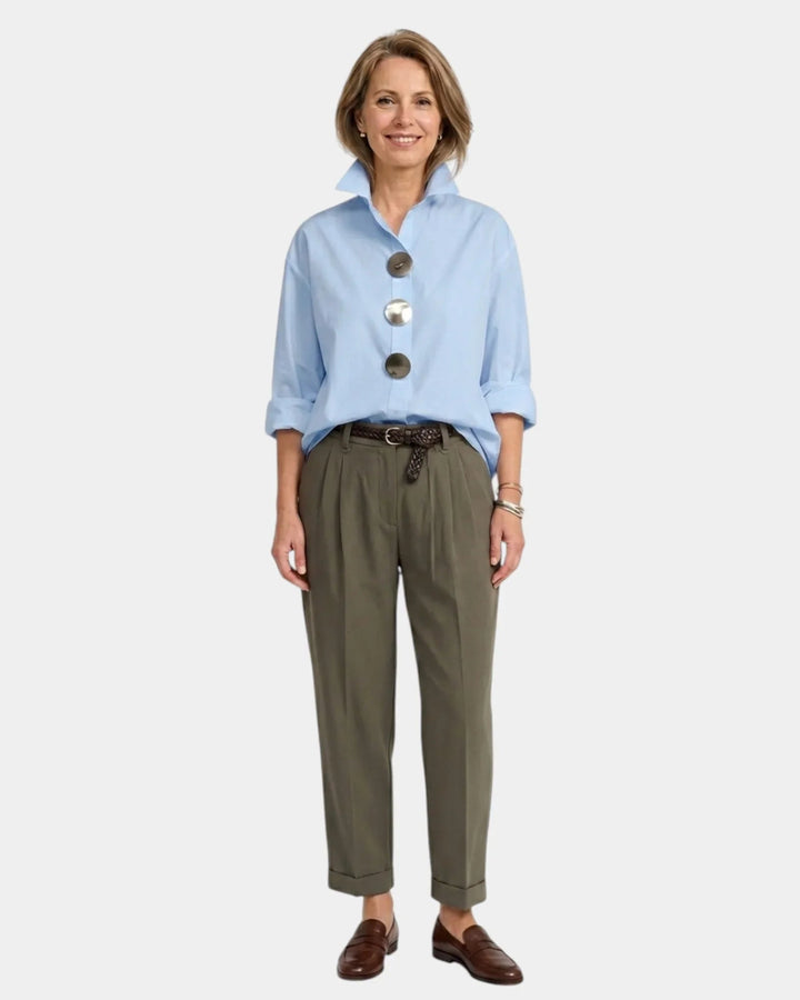 Pearl | High Collar Shirt