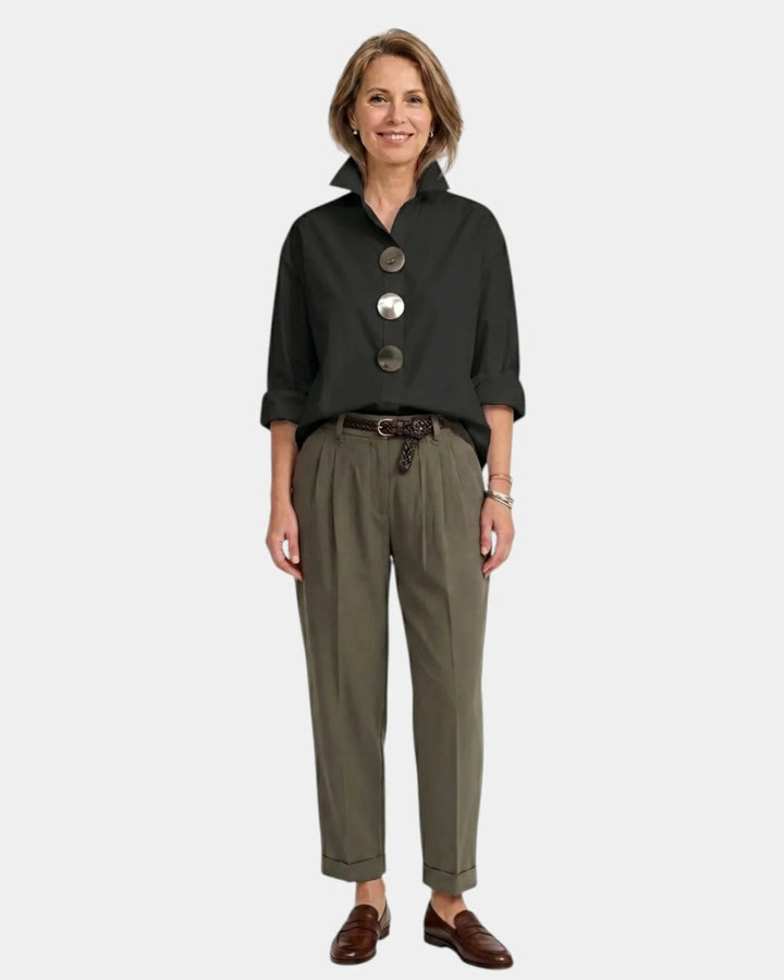 Pearl | High Collar Shirt