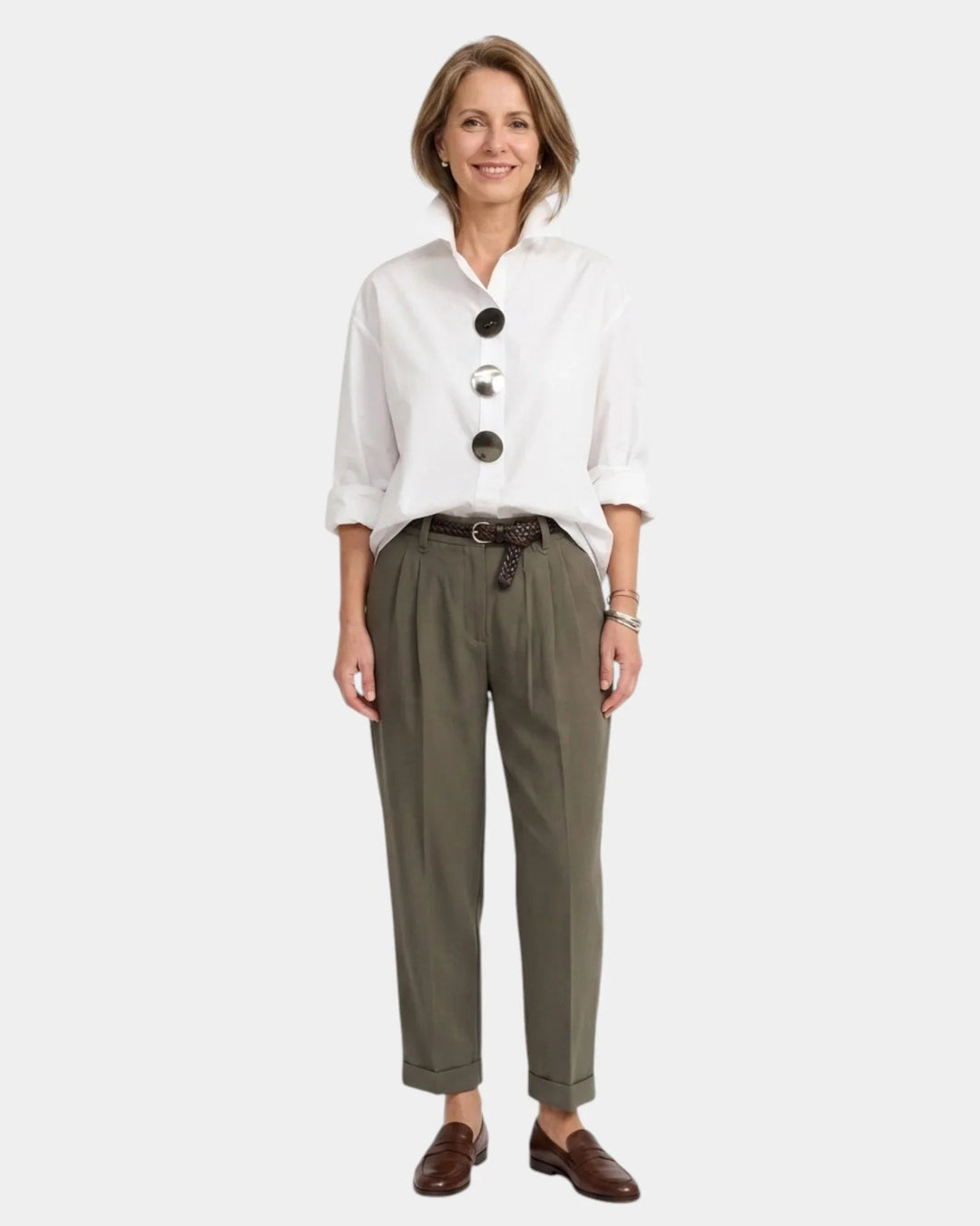 Pearl | High Collar Shirt