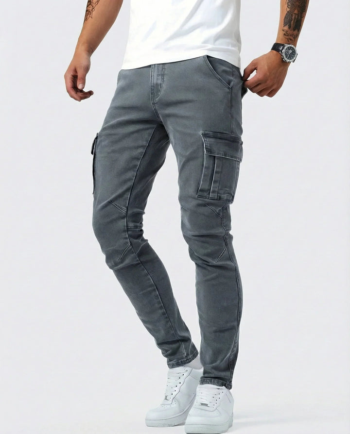 Jean | Elastic Cargo Trousers