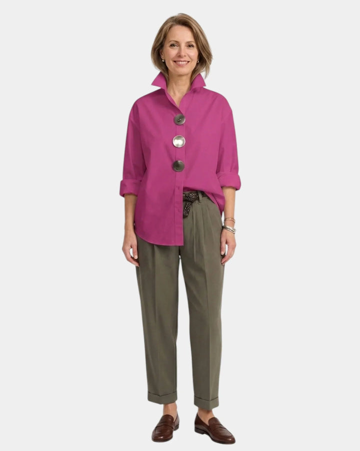 Pearl | High Collar Shirt