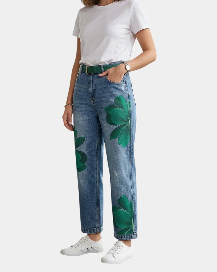 Chérine | Elegant Floral Trousers