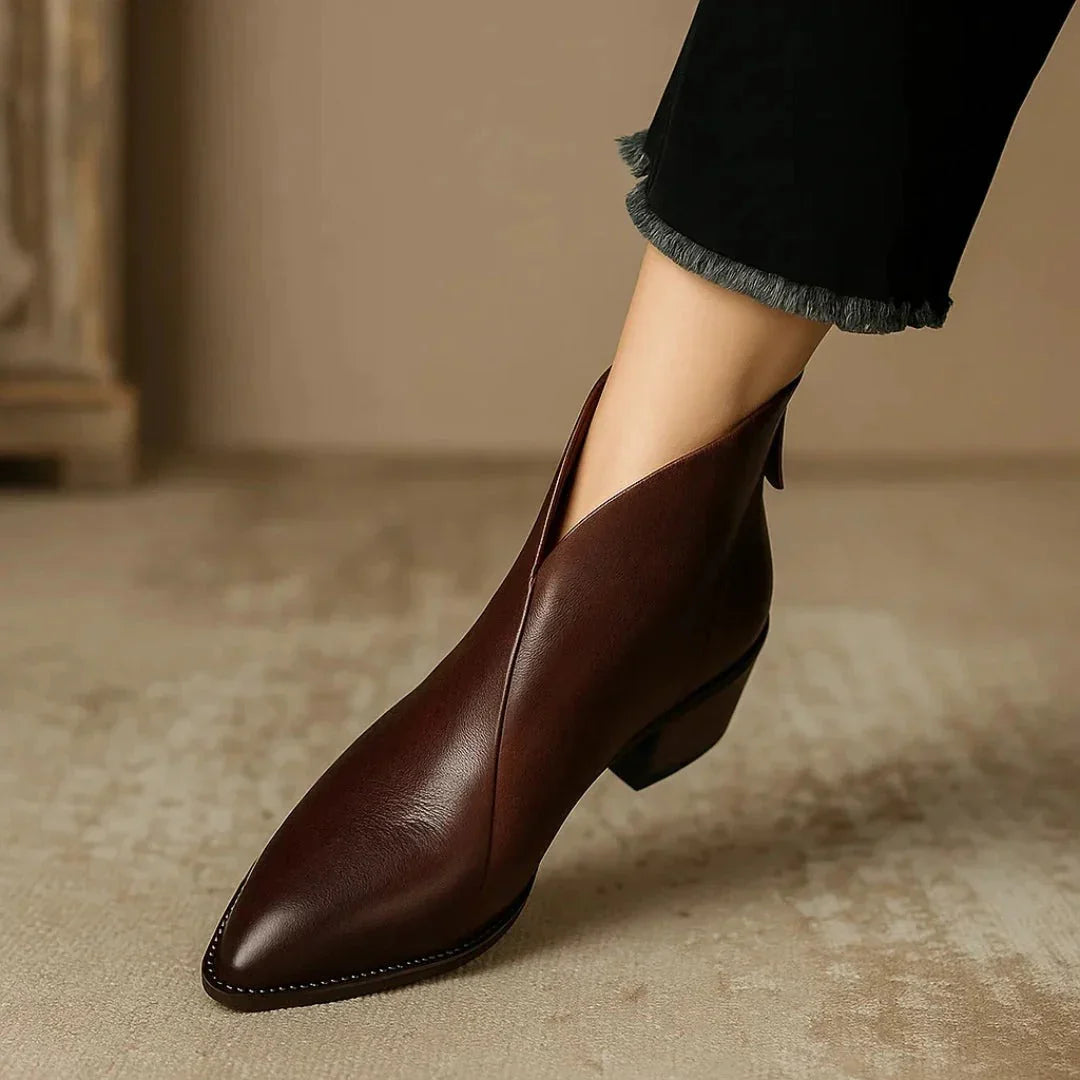 Viela | Orthopaedic Leather Ankle Boots ⏐ Premium Edition