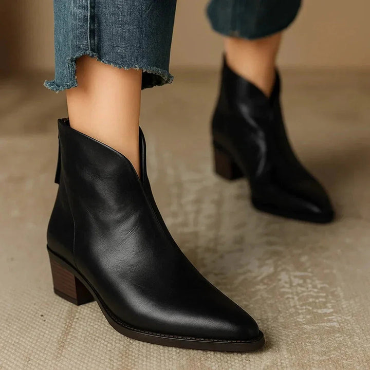 Viela | Orthopaedic Leather Ankle Boots ⏐ Premium Edition