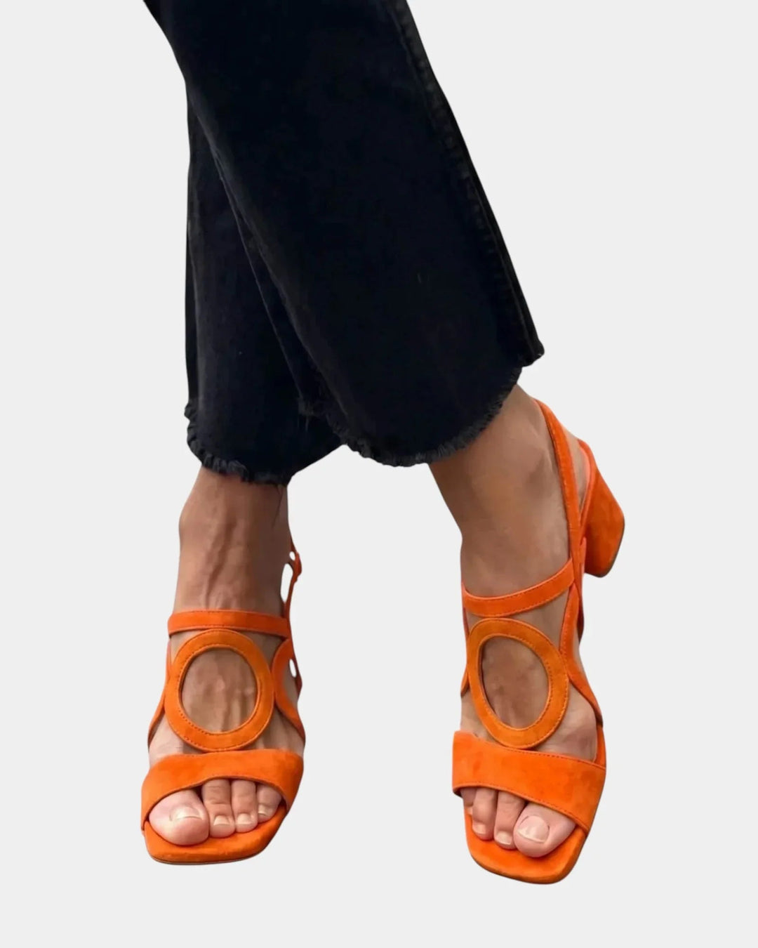 Guillelmine | Square Toe Sandals with Rounded Cut
