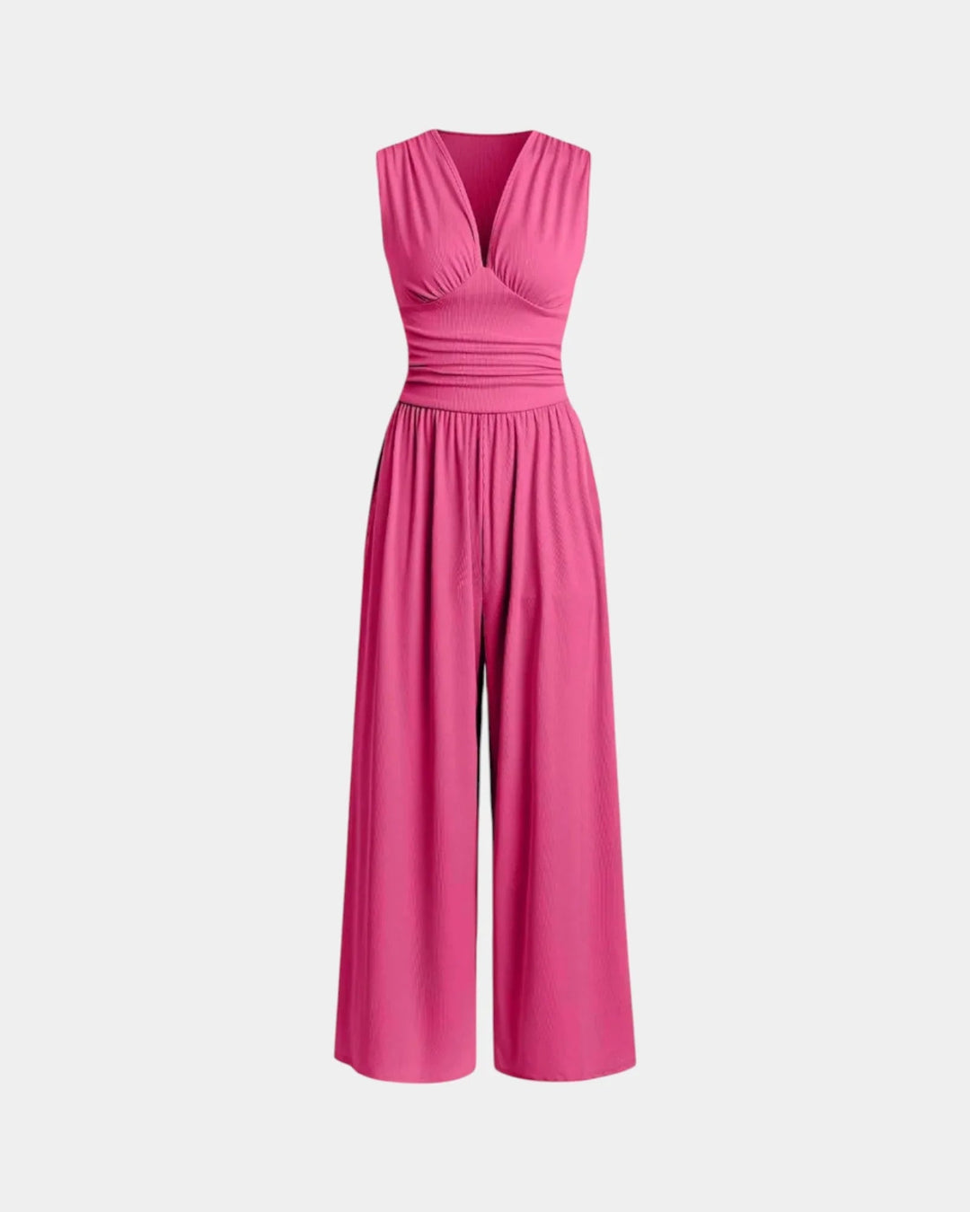Sultana | Chic Sleeveless Jumpsuit with Wide Legs