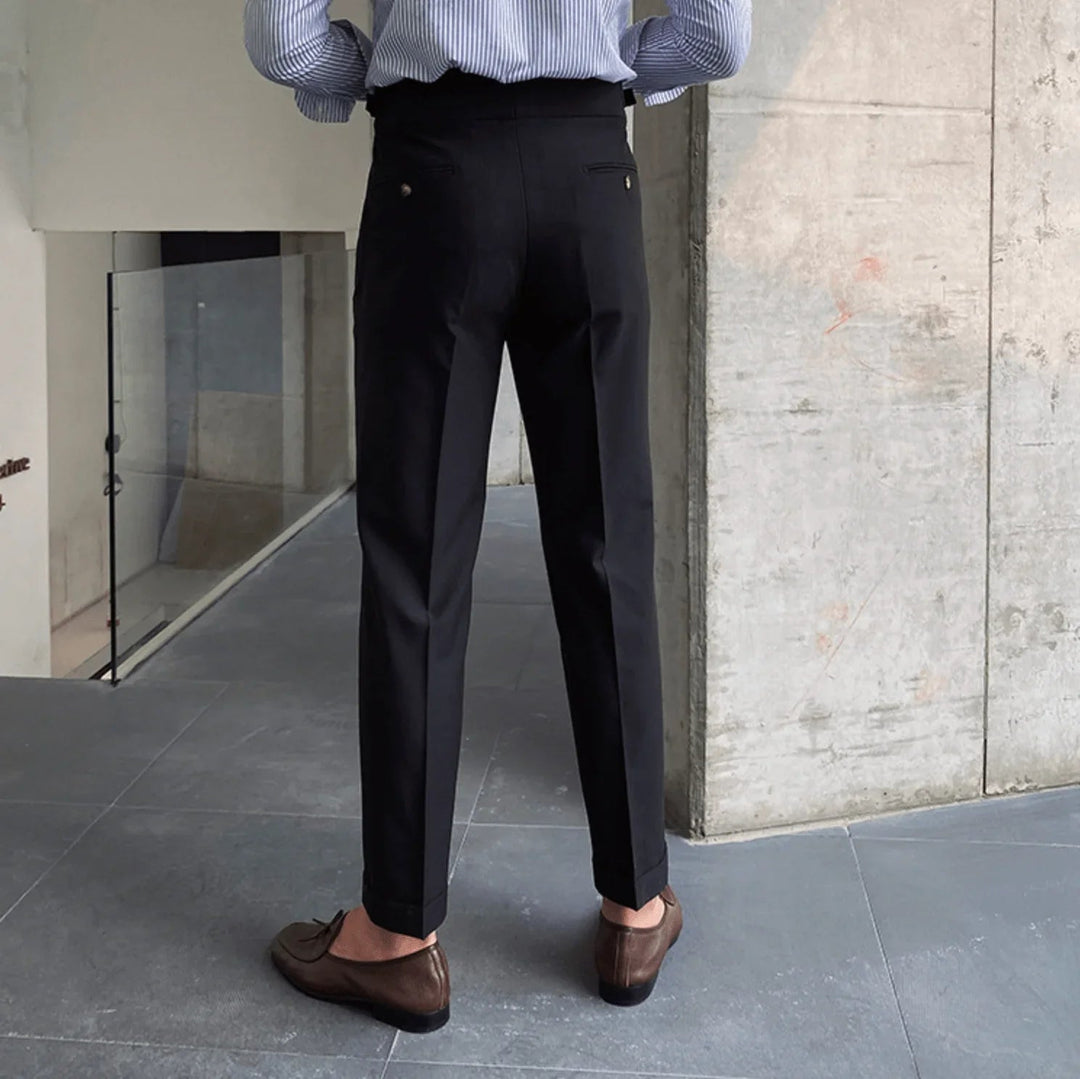 Edward | Elegant High-Waisted Trousers