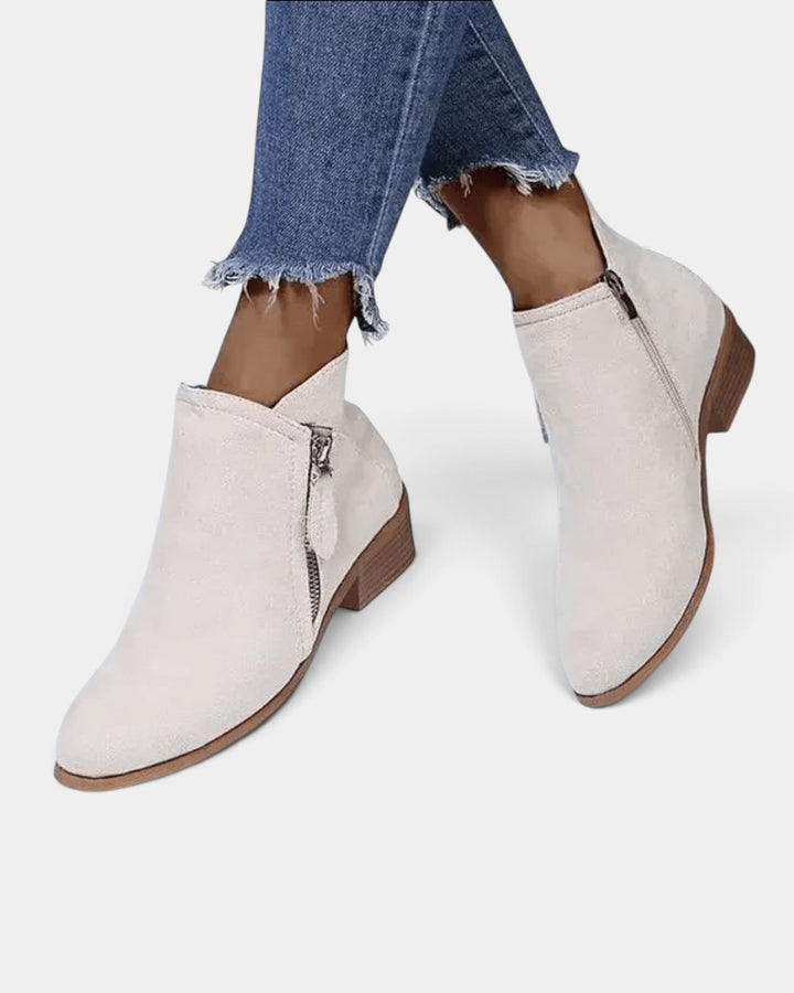 Romélyne | Short Suede Ankle Boots
