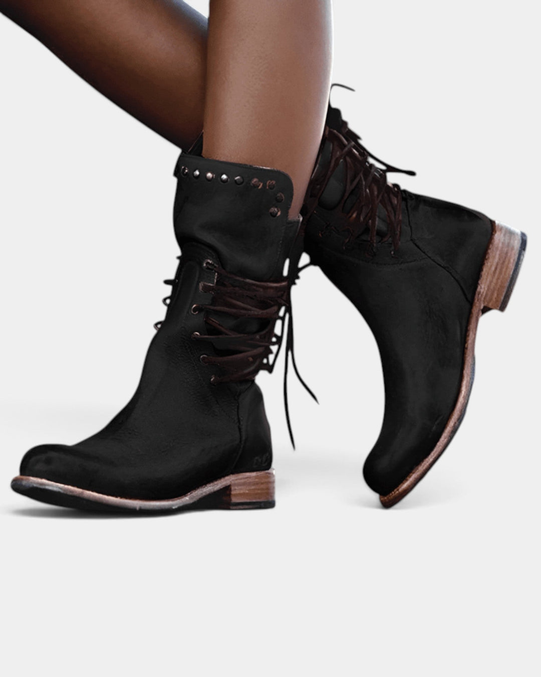 Prélia | Mid-calf Lace-up Boots