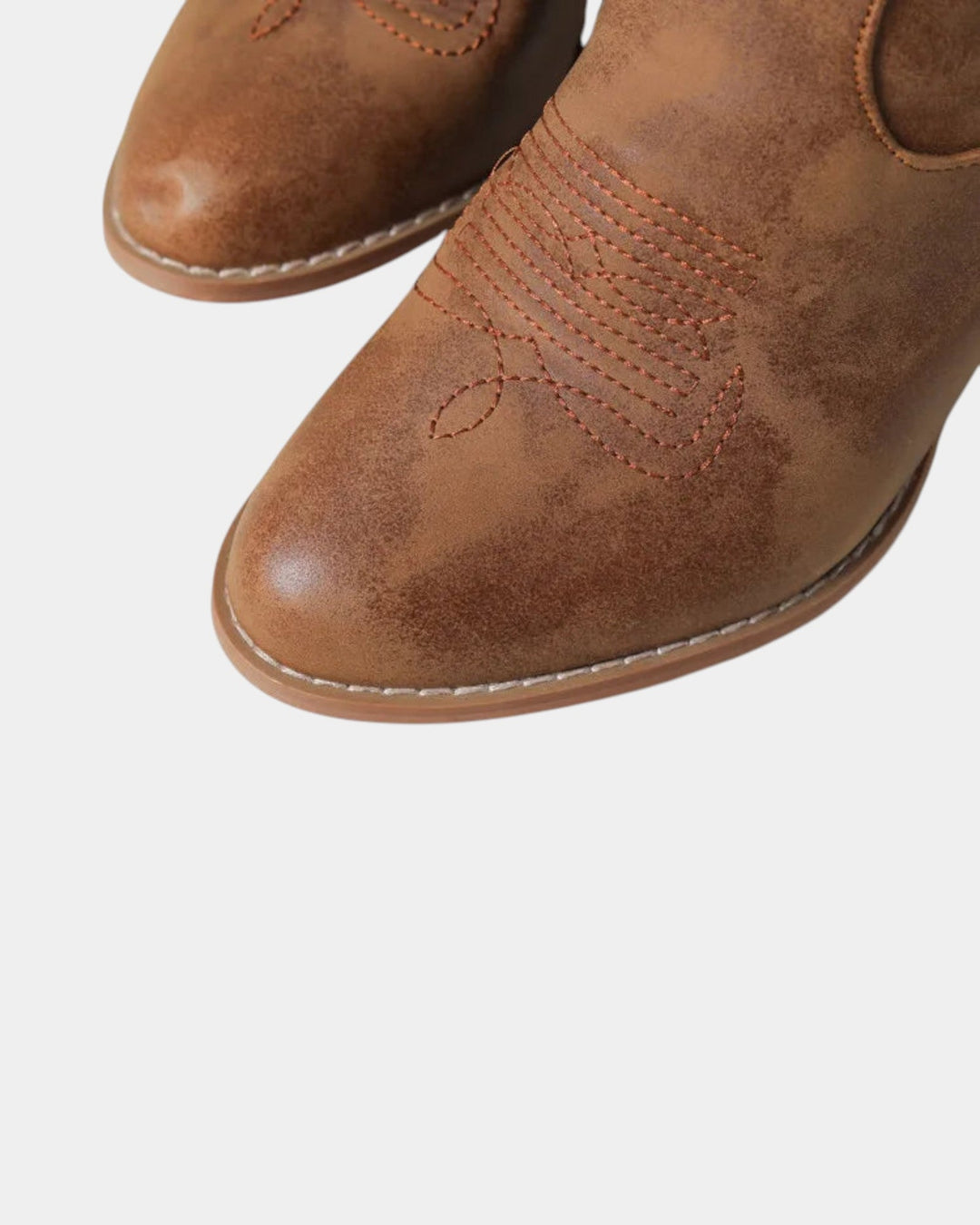 Valysia | Brown Cowboy Boots