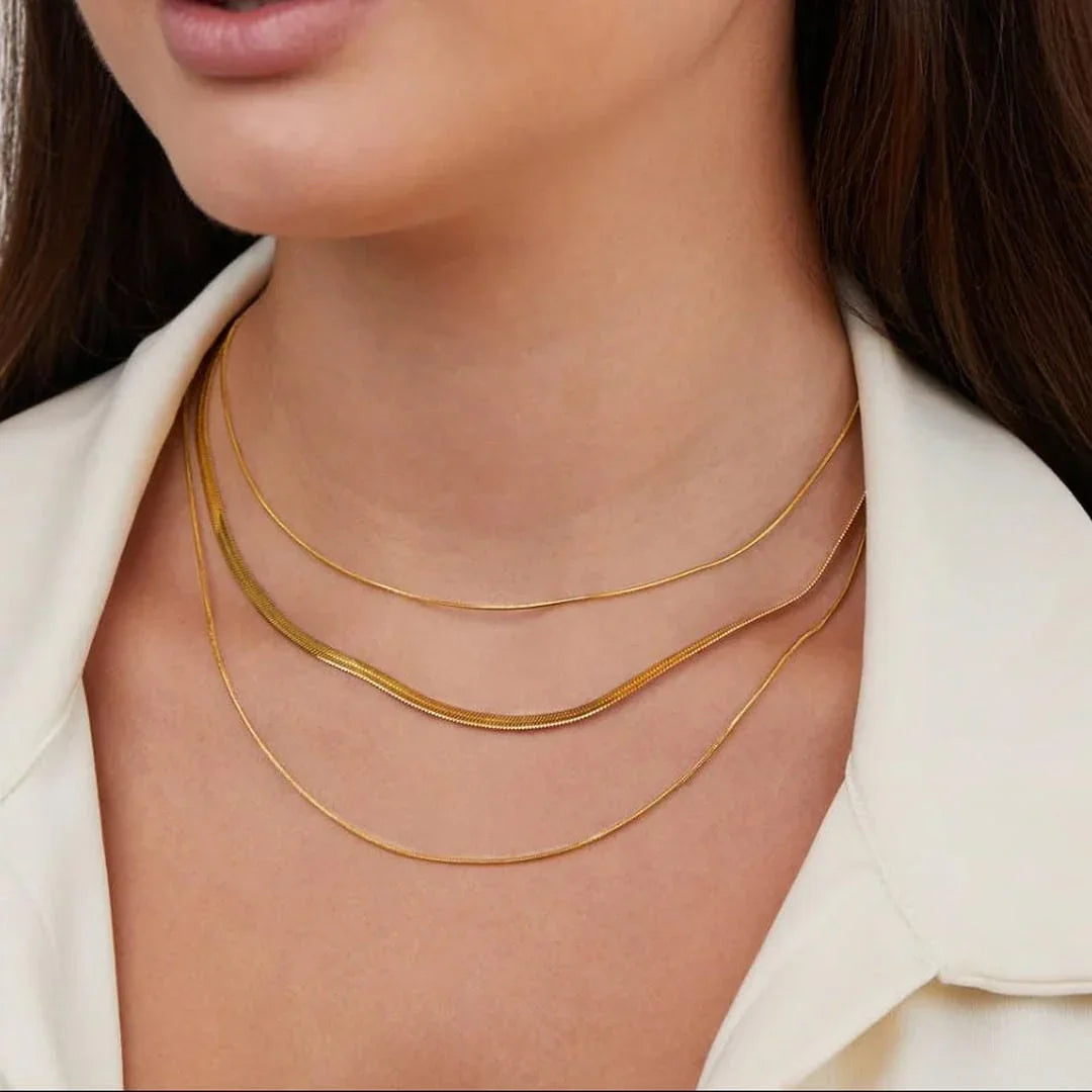 Esmée | Gold Multi-Layer Necklace