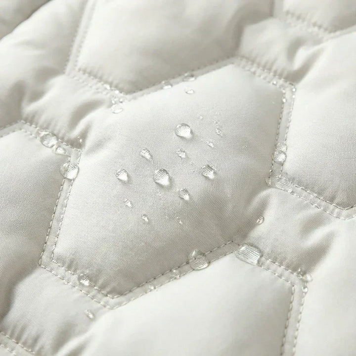 Briseida | Long down coat with hood