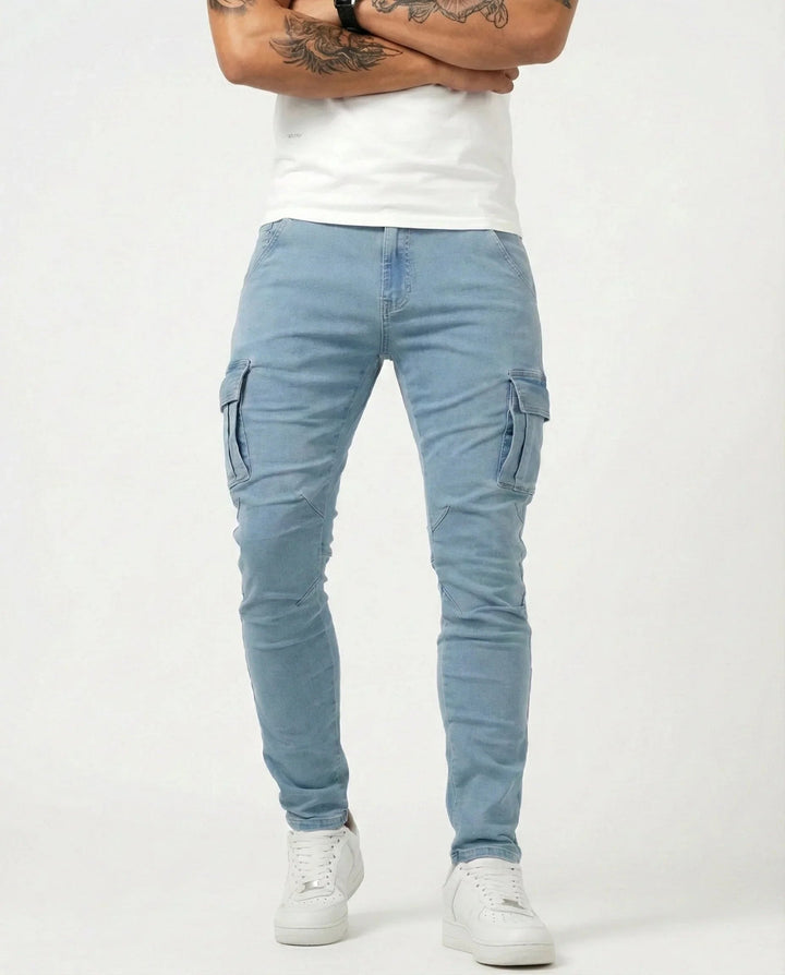 Jean | Elastic Cargo Trousers