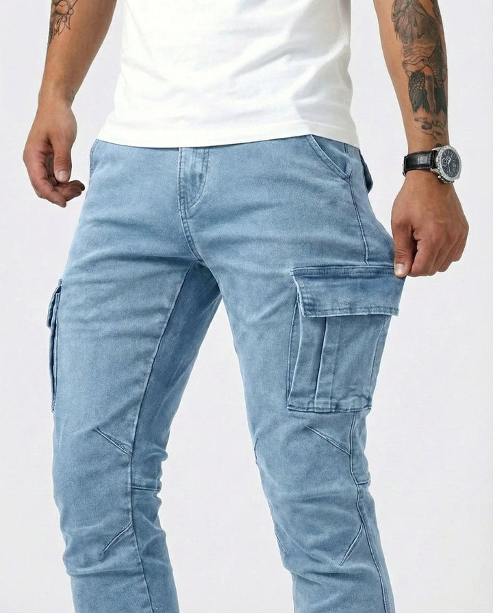 Jean | Elastic Cargo Trousers