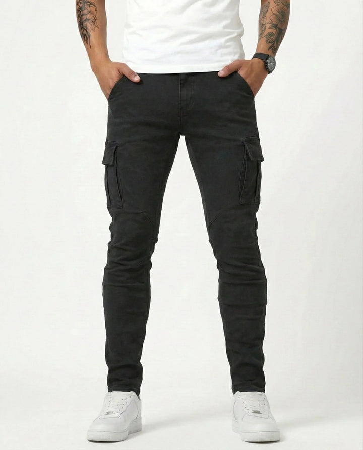 Jean | Elastic Cargo Trousers
