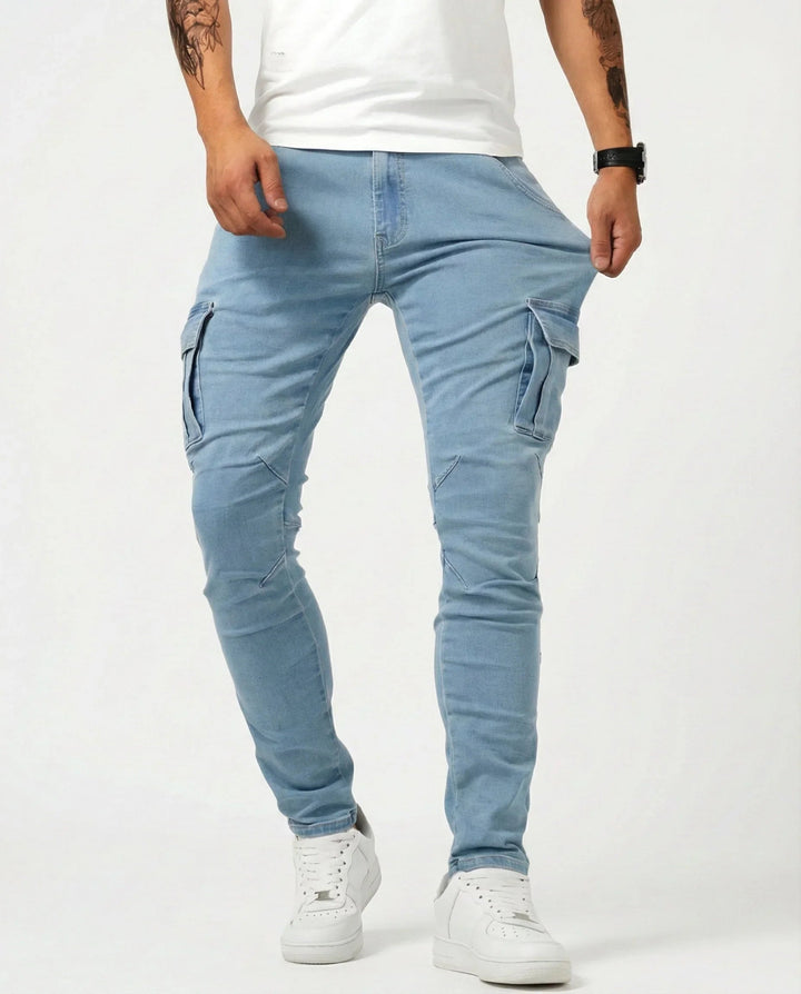 Jean | Elastic Cargo Trousers