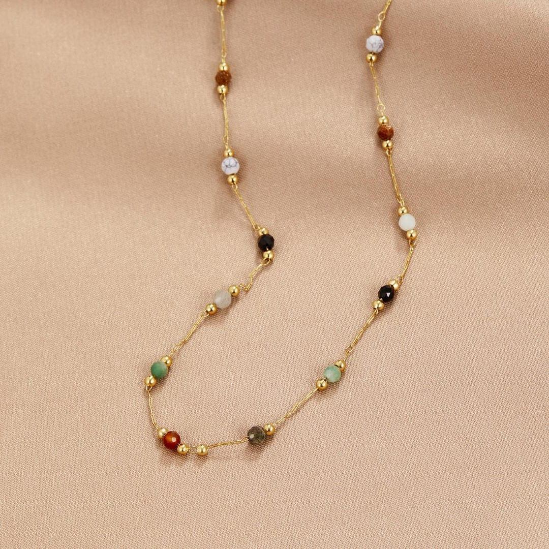 Élodie | Colourful Gemstone Necklace