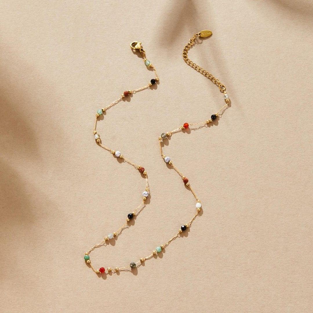 Élodie | Colourful Gemstone Necklace