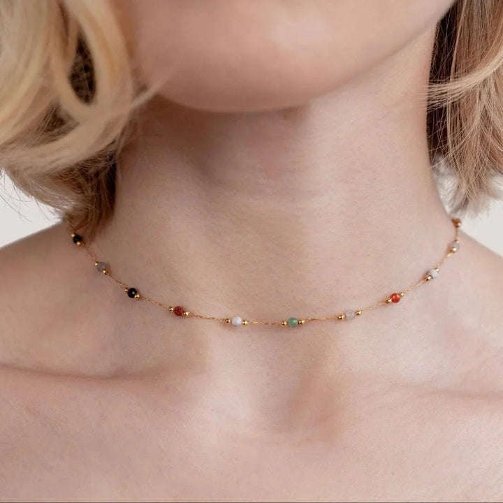 Élodie | Colourful Gemstone Necklace