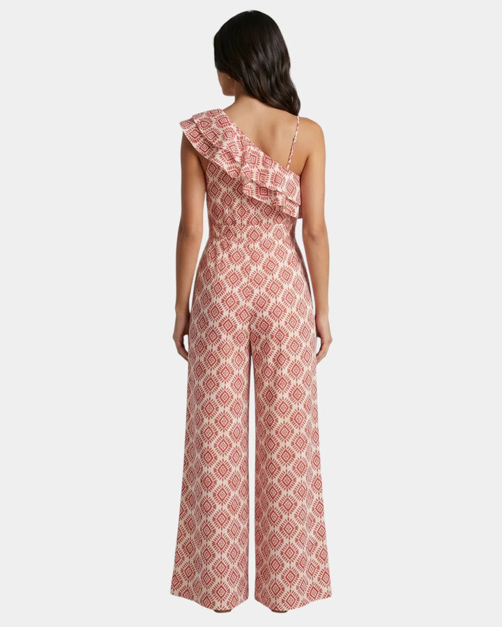 Éliette | Geometric Print Jumpsuit