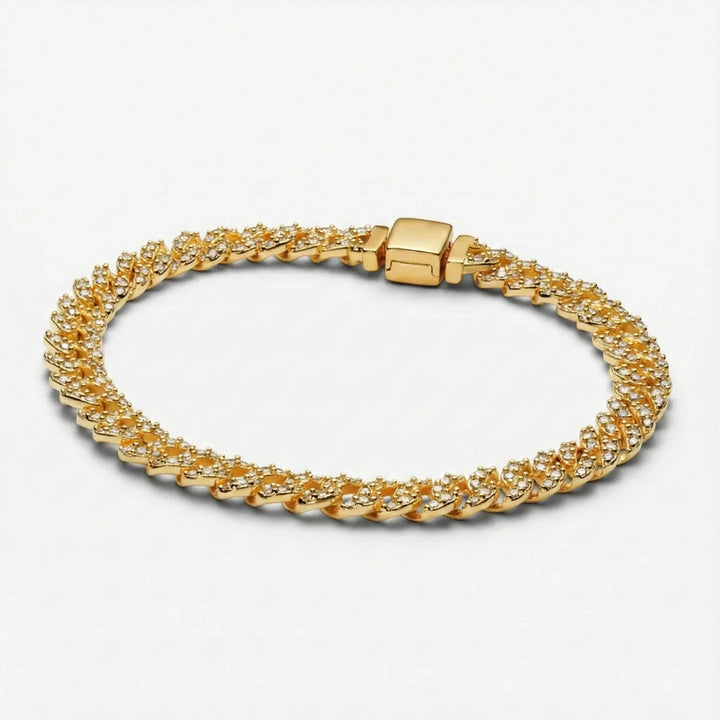 Adele | Cuban Bracelet in Moissanite