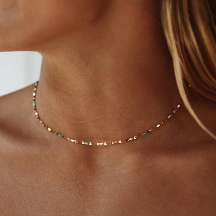 Noémie | Delicate Colourburst Choker