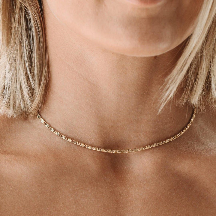 Sidonie | Luxury Gold Choker Necklace